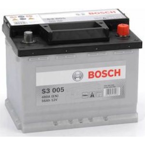 ΜΠΑΤΑΡΙΑ BOSCH S3005 56AH 480AEN - 2 ΧΡΟΝΙΑ ΓΡΑΠΤΗ ΕΓΓΥΗΣΗ-ΔΩΡΕΑΝ DELIVERY & ΤΟΠΟΘΕΤΗΣΗ ΣΕ ΟΛΗ ΤΗ ΘΕΣΣΑΛΟΝΙΚΗ