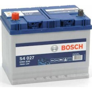 ΜΠΑΤΑΡΙΑ BOSCH S4027 70AH 630AEN - 2 ΧΡΟΝΙΑ ΓΡΑΠΤΗ ΕΓΓΥΗΣΗ-ΔΩΡΕΑΝ DELIVERY & ΤΟΠΟΘΕΤΗΣΗ ΣΕ ΟΛΗ ΤΗ ΘΕΣΣΑΛΟΝΙΚΗ