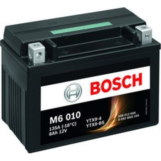 ΜΠΑΤΑΡΙΑ BOSCH MOTO YTX9-BS 8AH (0092M6010) ΜΠΑΤΑΡΙΑ BOSCH MOTO YTX9-BS 8AH (0092M6010)