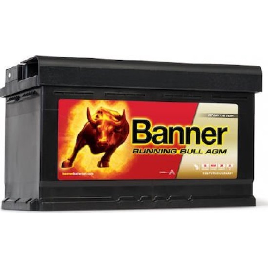 ΜΠΑΤΑΡΙΑ BANNER RUNNING BULL 58001 80AH 800AEN START-STOP - 12 ΜΗΝΕΣ ΓΡΑΠΤΗ ΕΓΓΥΗΣΗ-DELIVERY & ΤΟΠΟΘΕΤΗΣΗ ΣΕ ΟΛΗ ΤΗ ΘΕΣΣΑΛΟΝΙΚΗ