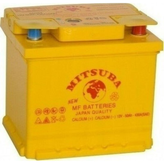 ΜΠΑΤΑΡΙΑ MITSUBA 55065 50AH 430AEN- 2 ΧΡΟΝΙΑ ΓΡΑΠΤΗ ΕΓΓΥΗΣΗ-DELIVERY & ΤΟΠΟΘΕΤΗΣΗ ΣΕ ΟΛΗ ΤΗ ΘΕΣΣΑΛΟΝΙΚΗ
