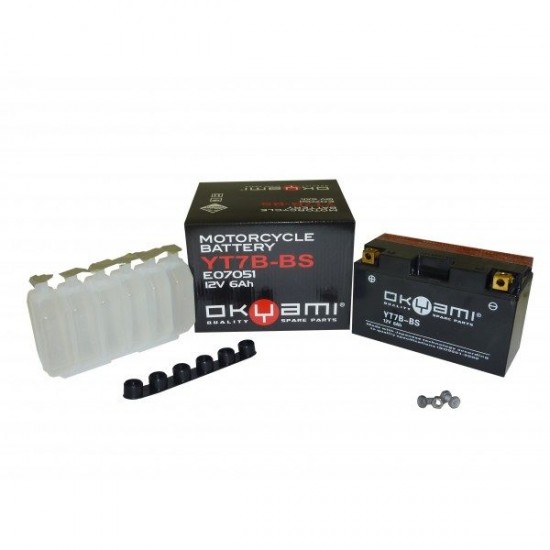 OKYAMI MOTO YT7B-BS 6,5AH OKYAMI MOTO YT7B-BS 6,5AH