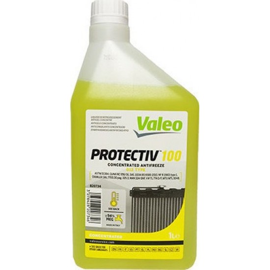 VALEO 820734 PROTECTIV 100 ΑΝΤΙΨΥΚΤΙΚΟ – ΑΝΤΙΘΕΡΜΙΚΟ 1L VALEO 820734 PROTECTIV 100 ΑΝΤΙΨΥΚΤΙΚΟ – ΑΝΤΙΘΕΡΜΙΚΟ 1L