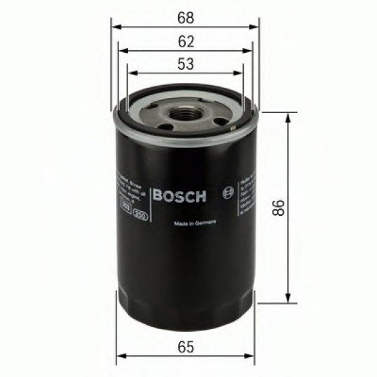 ΦΙΛΤΡΟ ΛΑΔΙΟΥ BOSCH TOYOTA,SUZUKI 0451103276 ΦΙΛΤΡΟ ΛΑΔΙΟΥ BOSCH TOYOTA,SUZUKI 0451103276