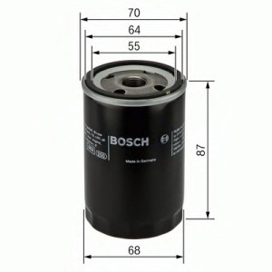 ΦΙΛΤΡΟ ΛΑΔΙΟΥ BOSCH FIAT, LANCIA, MITSUBISHI, HONDA, VOLVO, NISSAN 0986452041