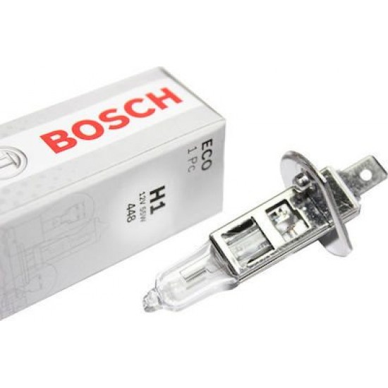 Bosch Λάμπα Αυτοκινήτου & Μοτοσυκλέτας Eco H1 Αλογόνου 12V 55W 1τμχ Bosch Λάμπα Αυτοκινήτου & Μοτοσυκλέτας Eco H1 Αλογόνου 12V 55W 1τμχ