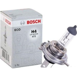 Bosch Λάμπα Αυτοκινήτου & Μοτοσυκλέτας Eco H4 Αλογόνου 12V 60W 1τμχ